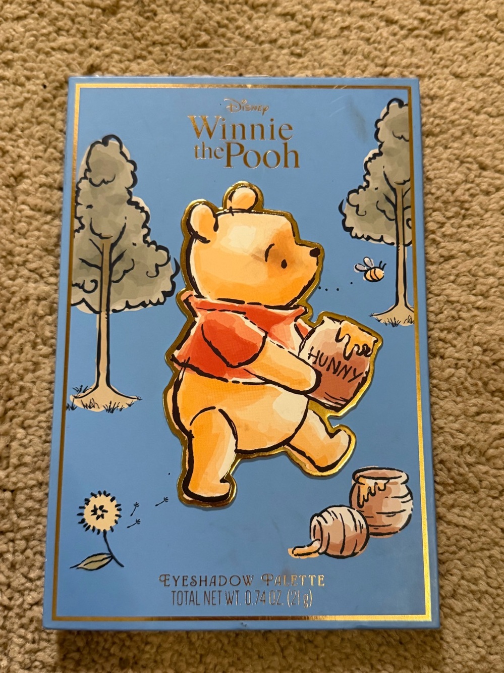 Disney Winnie the Pooh "Hunny" themed 12 eyeshadow palette